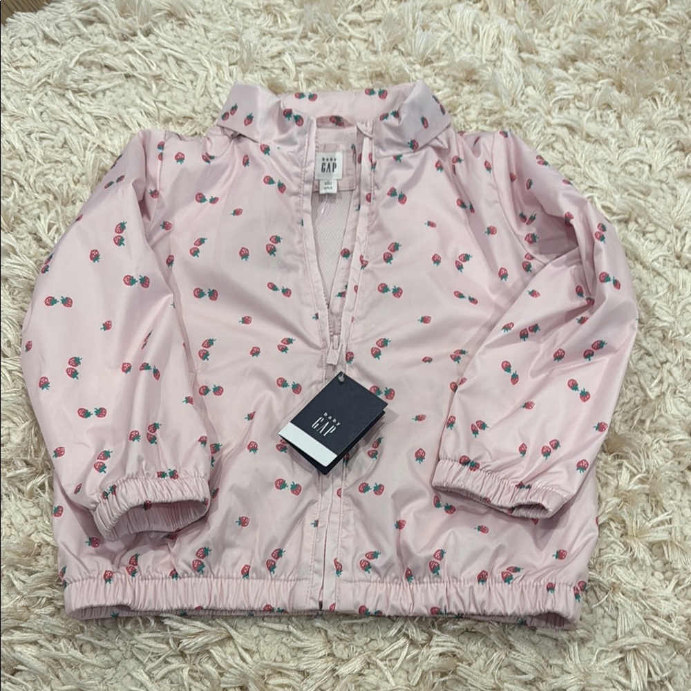 GAP Kids Pink Cherry Print Jacket
